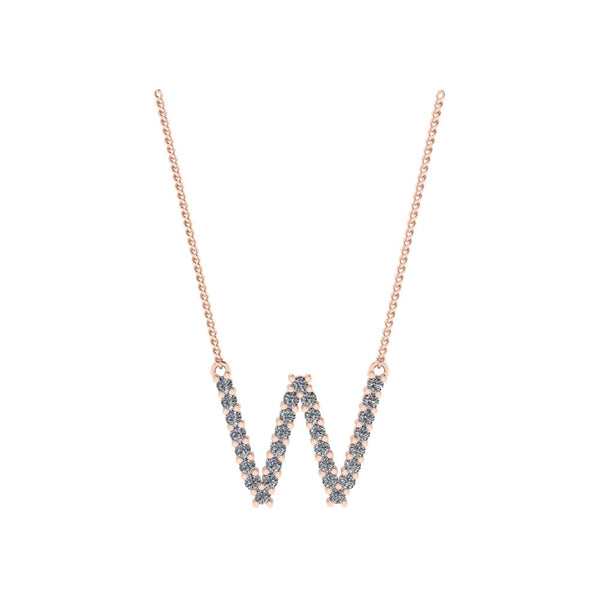 Diamond Initial Pendant