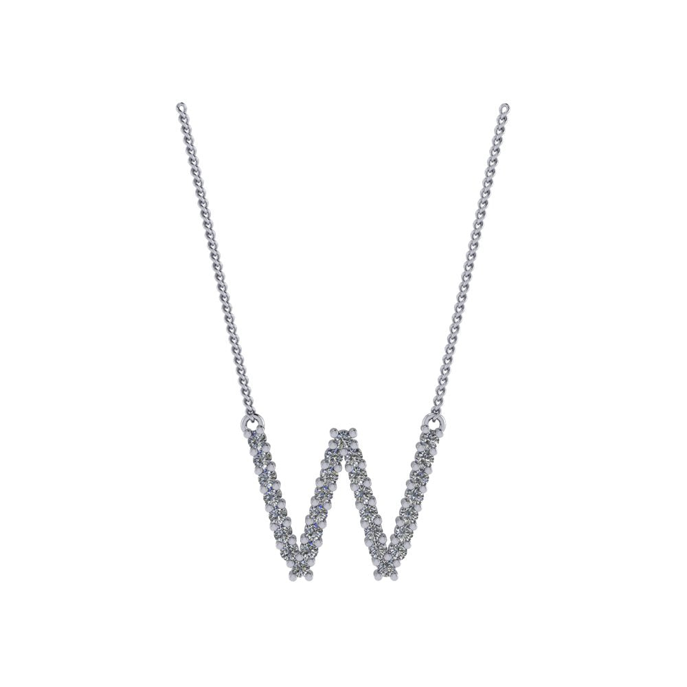 Diamond Initial Pendant