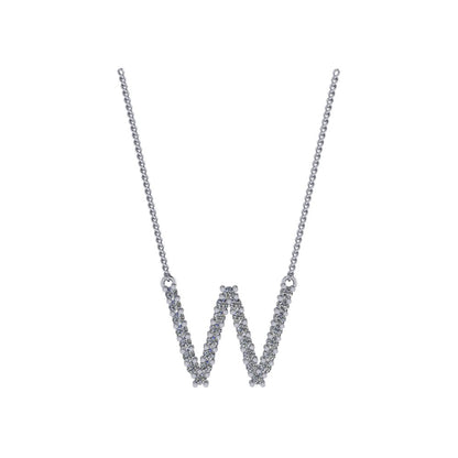 Diamond Initial Pendant