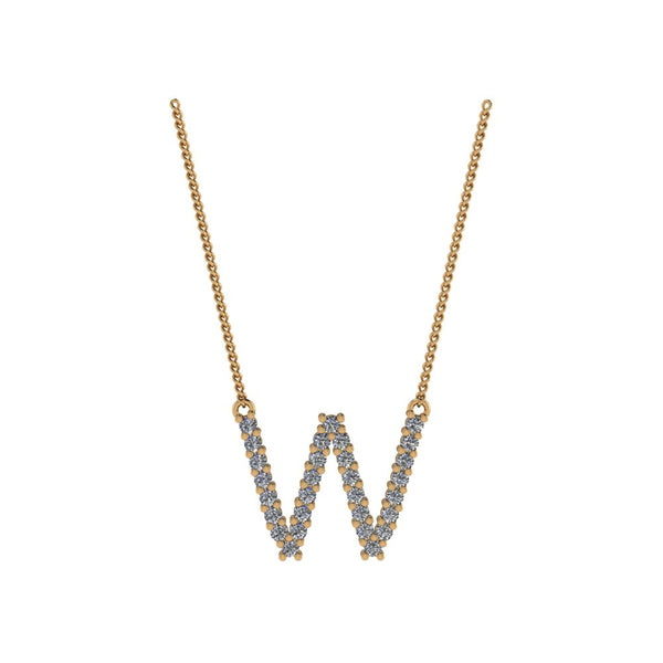 Diamond Initial Pendant