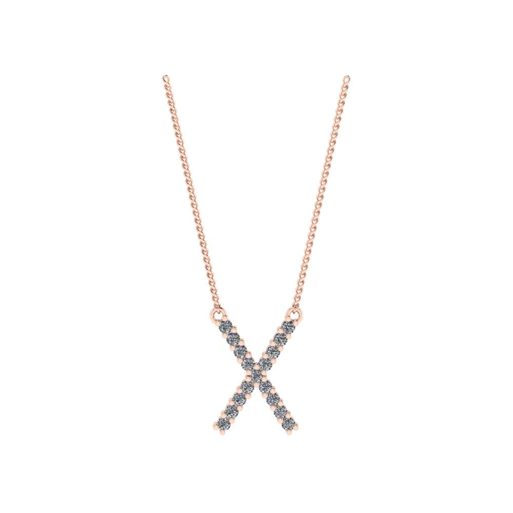 Diamond Initial Pendant