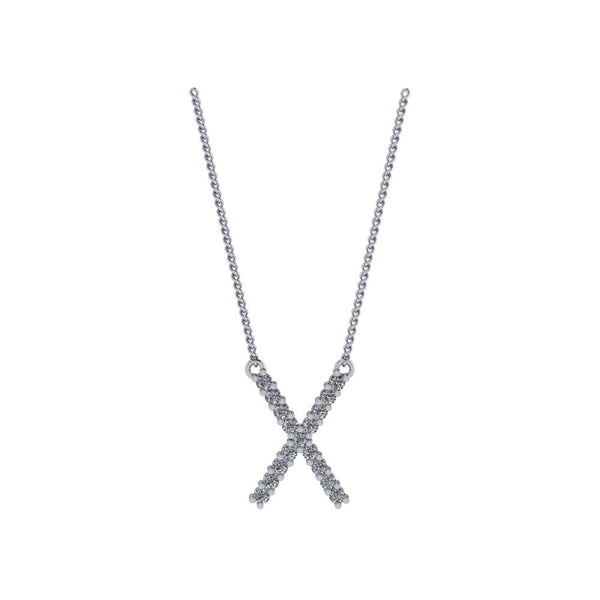Diamond Initial Pendant