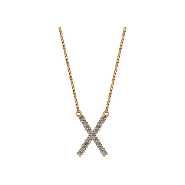 Diamond Initial Pendant