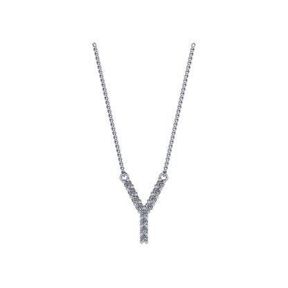 Diamond Initial Pendant