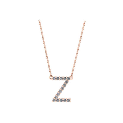 Diamond Initial Pendant