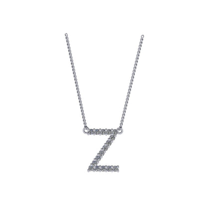 Diamond Initial Pendant