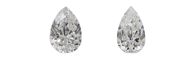 Elongated Diamond Ratio vs Carat Weight